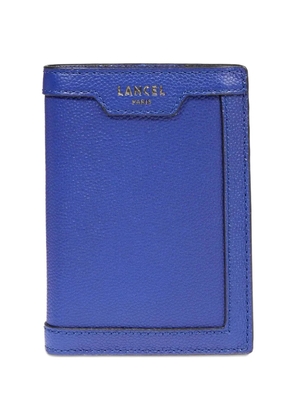 Lancel pebbled zip wallet - Blue