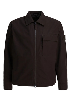 Stone Island zip-fastening pocket shirt jacket - Brown