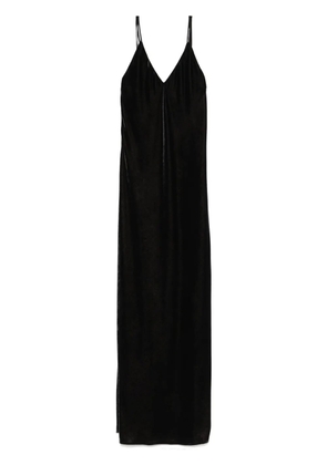 Blanca Vita velvet long dress - Grey