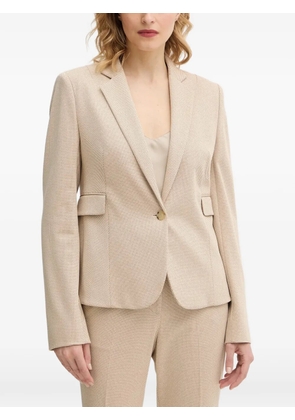 BOSS Jia tetured blazer - Neutrals