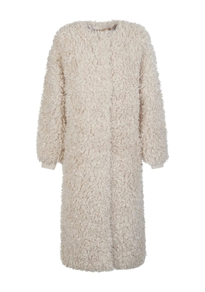 Jakke Arc textured coat - Neutrals