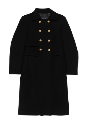 Seafarer double-breasted coat - Black