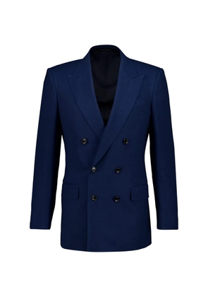 TOM FORD double-breasted wool blazer - Blue