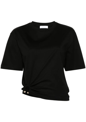 Rabanne signature piercing jersey T-shirt - Black