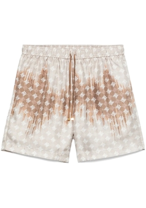 AMIRI MA Quad bleached shorts - Neutrals