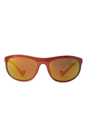 District Vision rectangle-frame sunglasses - Red