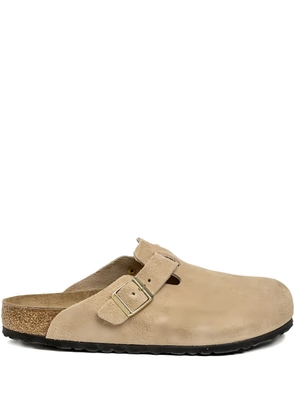 Birkenstock Boston buckle suede sandals - Neutrals