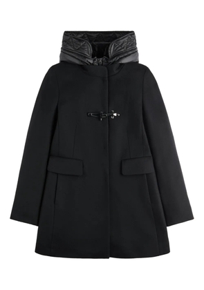Fay double-breasted coat - Black