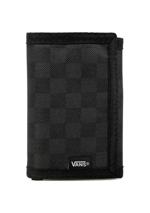 Vans checked-pattern wallet - Black