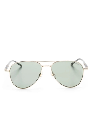 Montblanc pilot-frame sunglasses - Gold