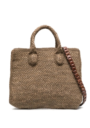IBELIV Rary woven-raffia tote bag - Neutrals