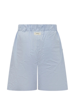 A Paper Kid logo-patch shorts - Blue