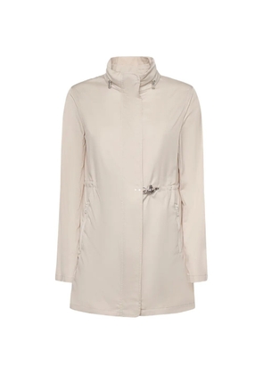 Fay Virginia drawstring coat - Neutrals