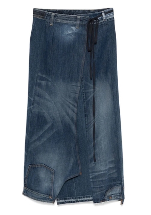 FAÇON JACMIN Jellie maxi skirt - Blue