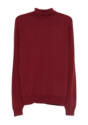 John Smedley Connell roll-neck sweater - Red