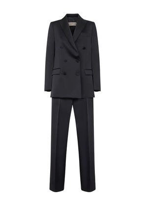 Blanca Vita double-breasted peak-lapel suit - Blue