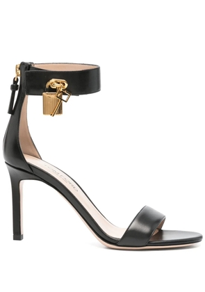 TOM FORD 85mm padlock-detail sandals - Black