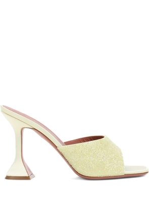 Amina Muaddi 95mm Lupita mules - Yellow