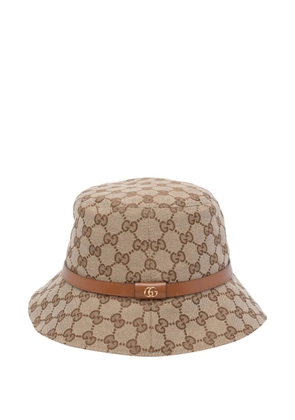 Gucci gg-canvas hat - Neutrals