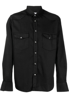 PT Torino flap-pockets button-up shirt - Black