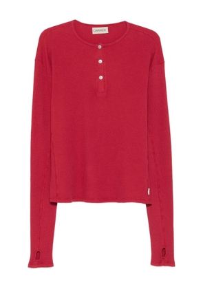 Carrer cotton polo shirt - Red