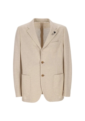 Lardini cotton blazer - Neutrals