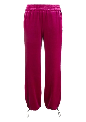 Versace Jeans Couture logo-tape track pants - Pink