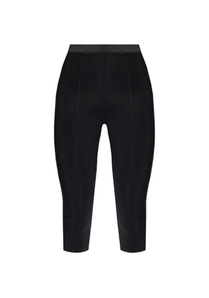 Coperni elasticated cycling capri shorts - Black