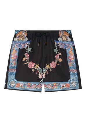 Versace Coral Theatre swim shorts - Black