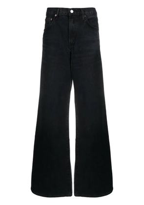 AGOLDE Clara wide-leg jeans - Black