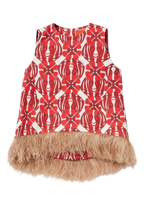 La DoubleJ La Scala top - Red