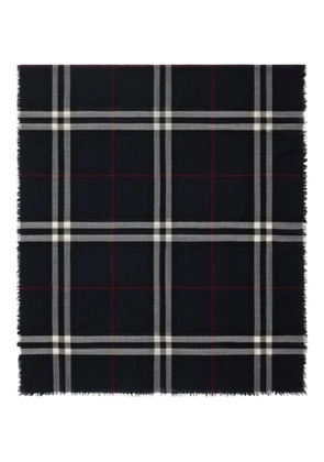 Burberry checkered scarf - Blue