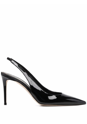 Scarosso x Brian Atwood Sutton slingback pumps - Black