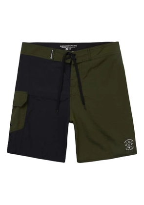 Osklen colourblock bermuda shorts - Green