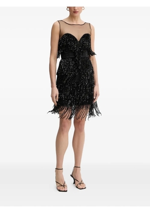 Bardot Jordana beaded fringed dress - Black