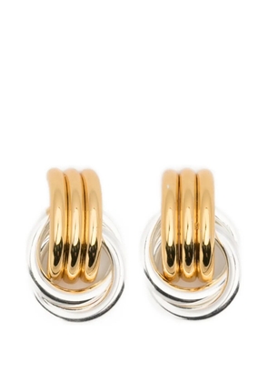 Heaven Mayhem polish-finish drop earrings - Silver