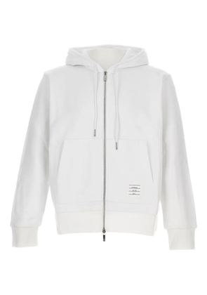 Thom Browne striped hoodie - White