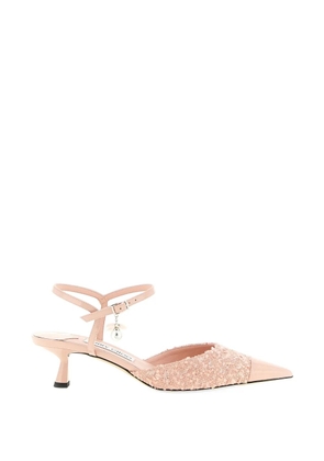 Jimmy Choo pearl-pendant slingback pumps - Pink