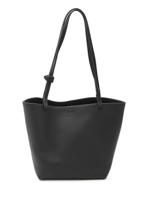 The Row medium Park leather tote bag - Black