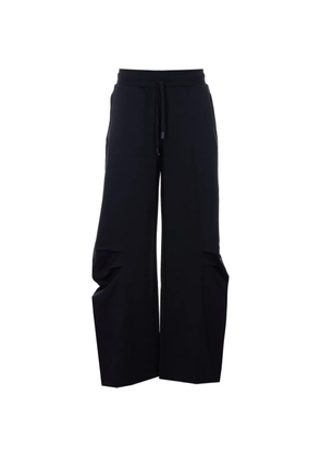 Patrizia Pepe ruffled trousers - Black