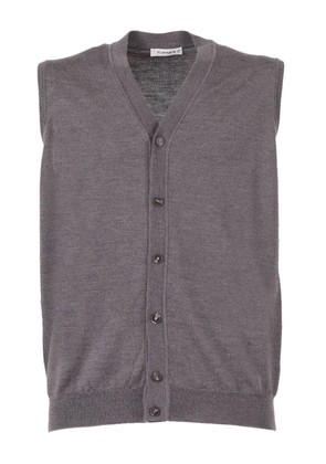 Kangra knitted wool vest - Grey
