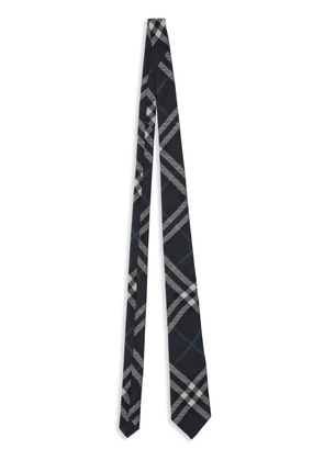 Burberry Nova Check silk tie - Black