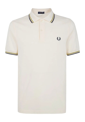 Fred Perry contrast-trim polo shirt - Neutrals