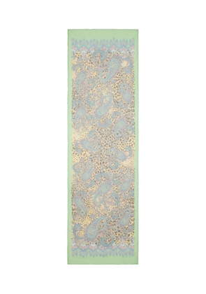 ETRO paisley animal-motif silk scarf - Neutrals