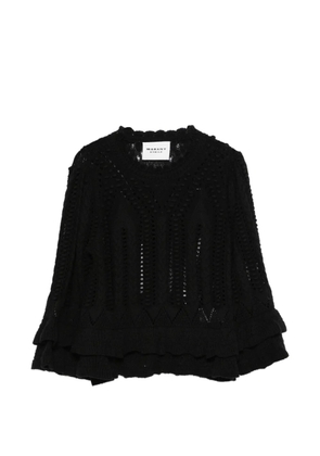 MARANT ÉTOILE Norma ruffled sweater - Black