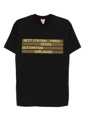 Kenzo graphic-print cotton T-shirt - Black