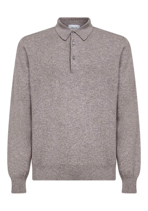 D4.0 long-sleeve polo shirt - Grey