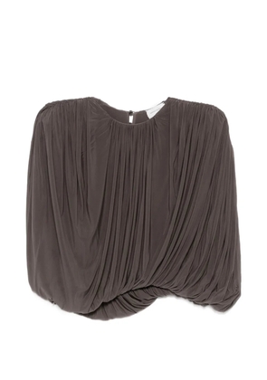 Magda Butrym draped top - Brown