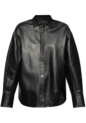 The Attico embroidered shirt - Black