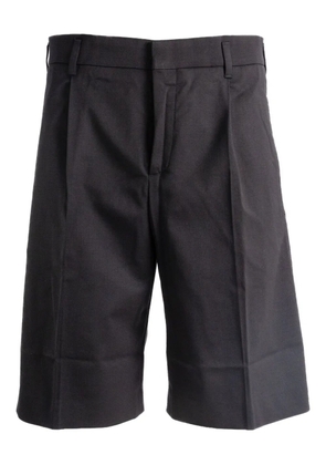 Jacquemus Ovalu pleated shorts - Black